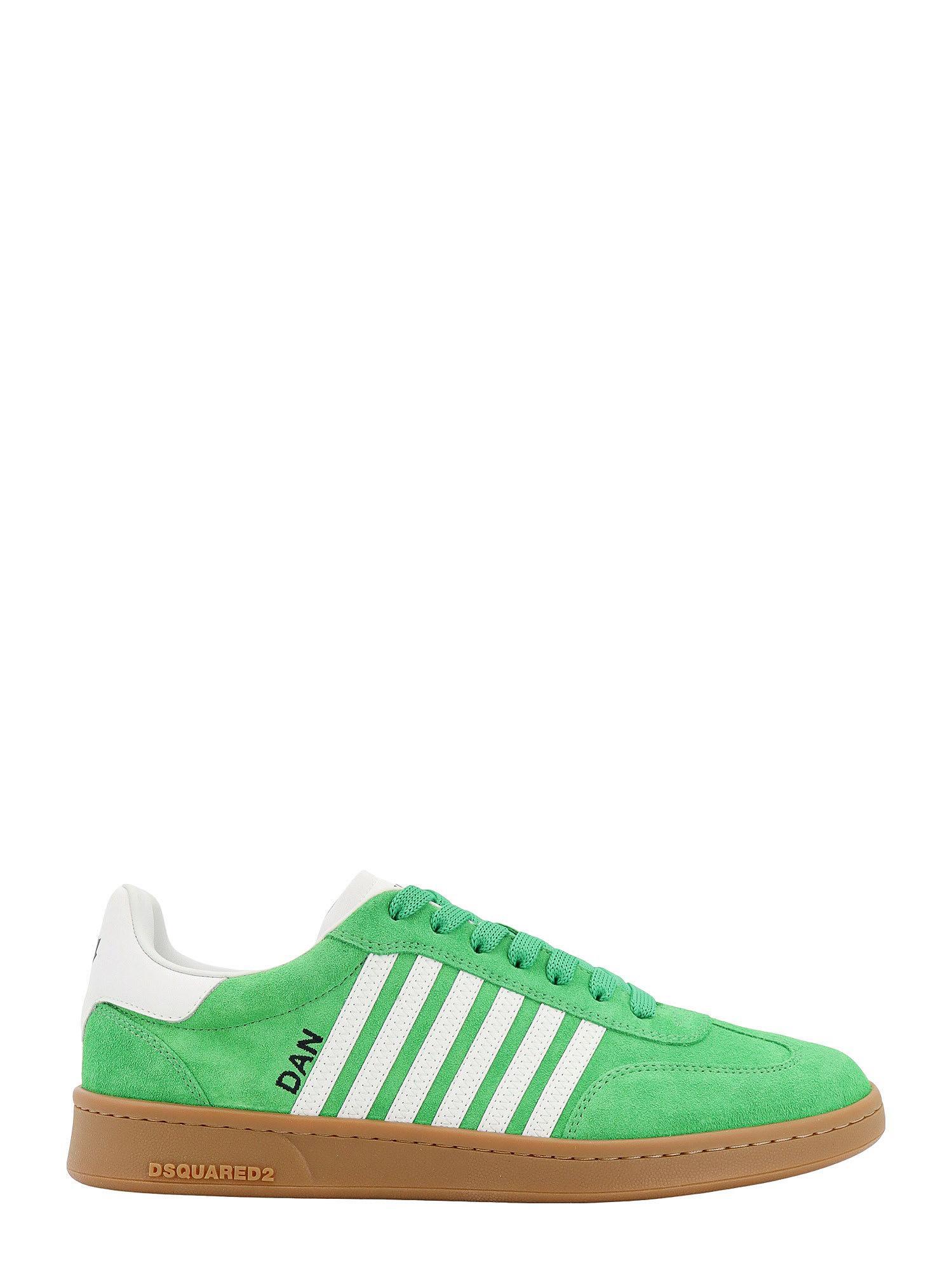 DSQUARED2 Boxer Sneakers In Green Product Image