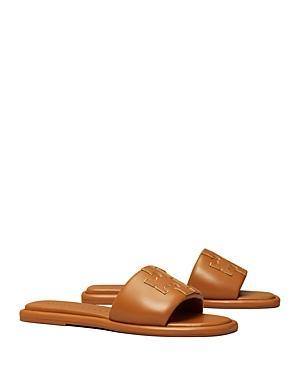 Tory Burch Double T Sport Slide (Perfect /Gold) Women's Shoes Product Image