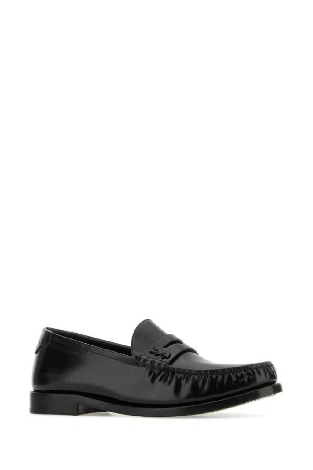 SAINT LAURENT Mocassini-36 Nd  Female In Black Product Image