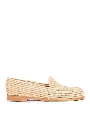 Paloma BARCELO Womens Amaranta Raffia Loafers Product Image