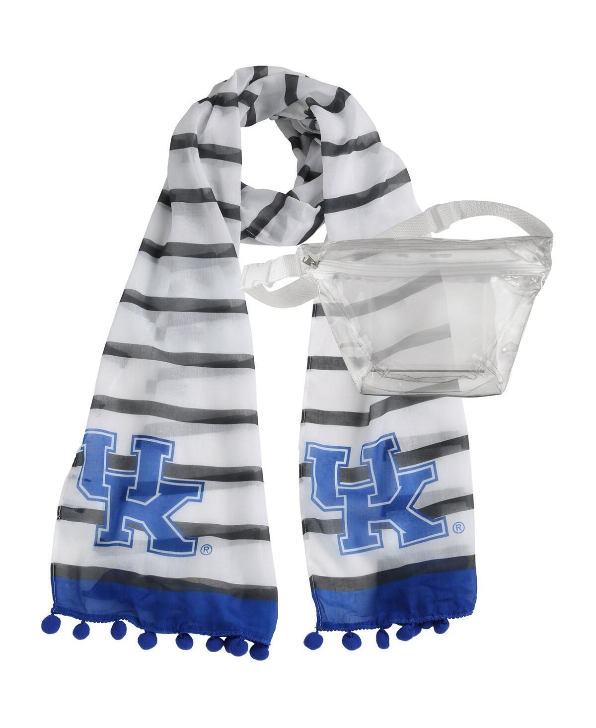 Womens Kentucky Wildcats Fanny Pack Scarf Set Product Image