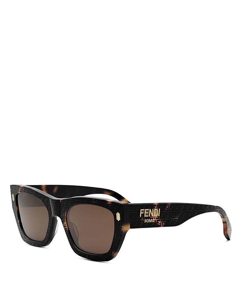 Fendi Roma 63mm Rectangular Sunglasses Product Image