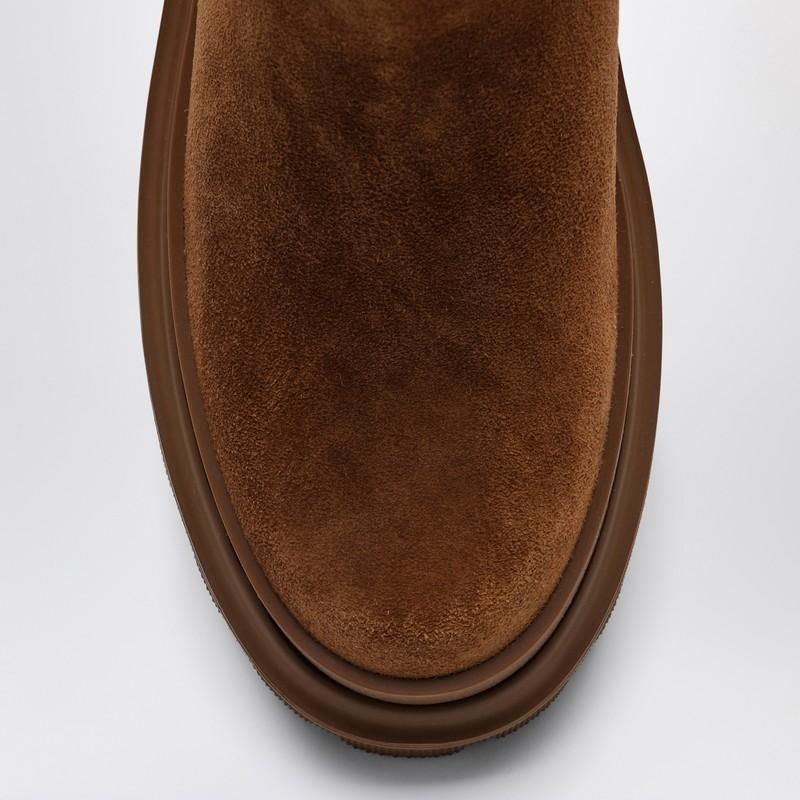 Brown Suede Ankle Boot Product Image