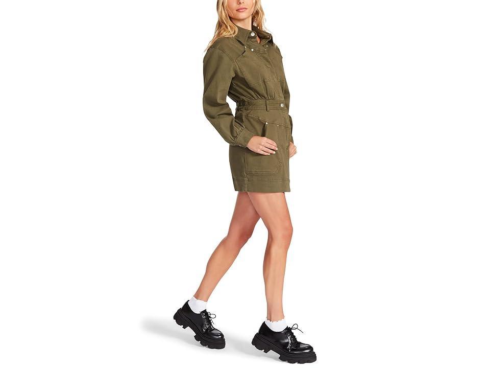 Steve Madden Ryleigh Dress (Olive Night) Women's Clothing Product Image