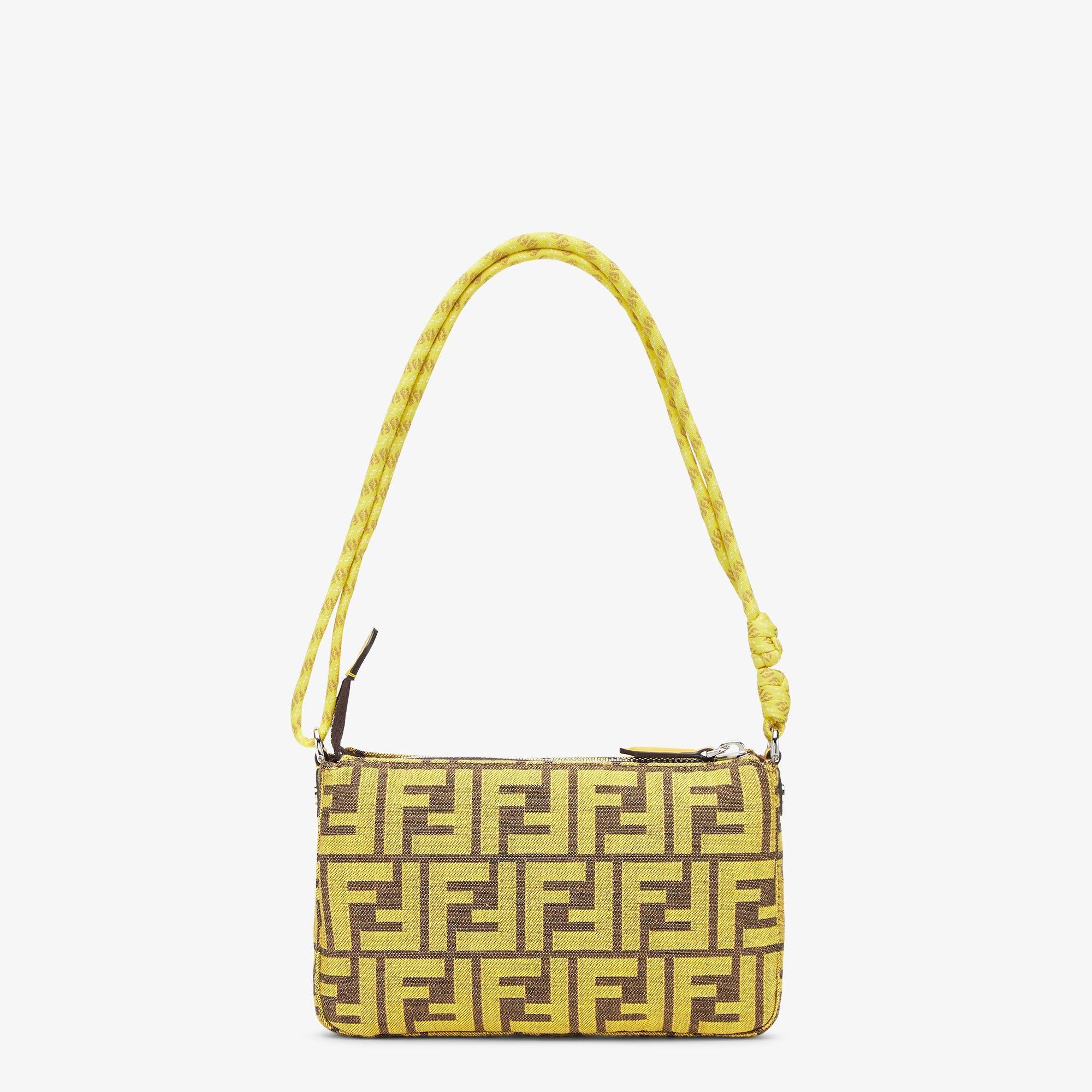 Baguette PouchFendi x FRGMT yellow FF fabric bag Product Image