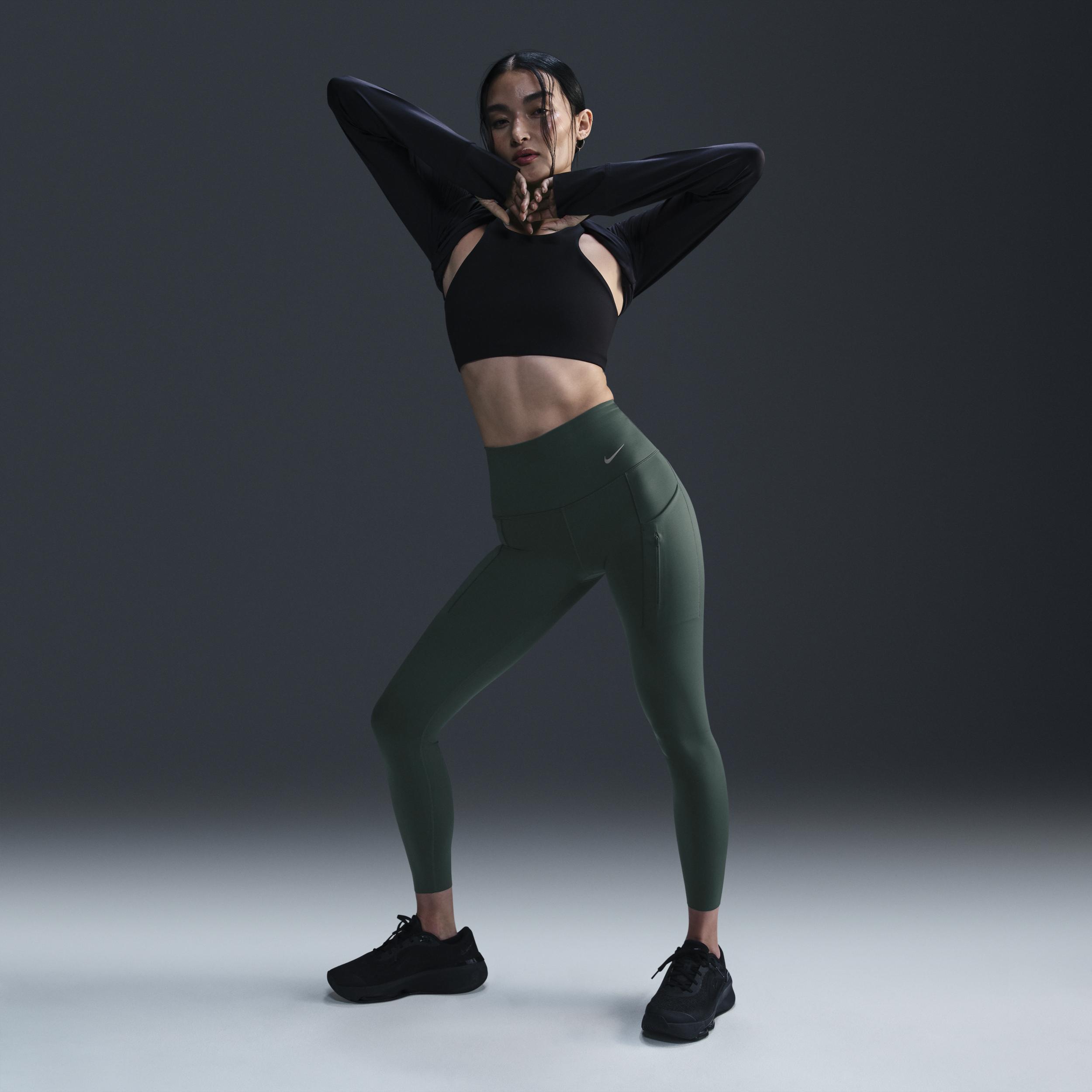 Nike Go Women's Firm-Support High-Waisted 7/8 Leggings with Pockets Product Image