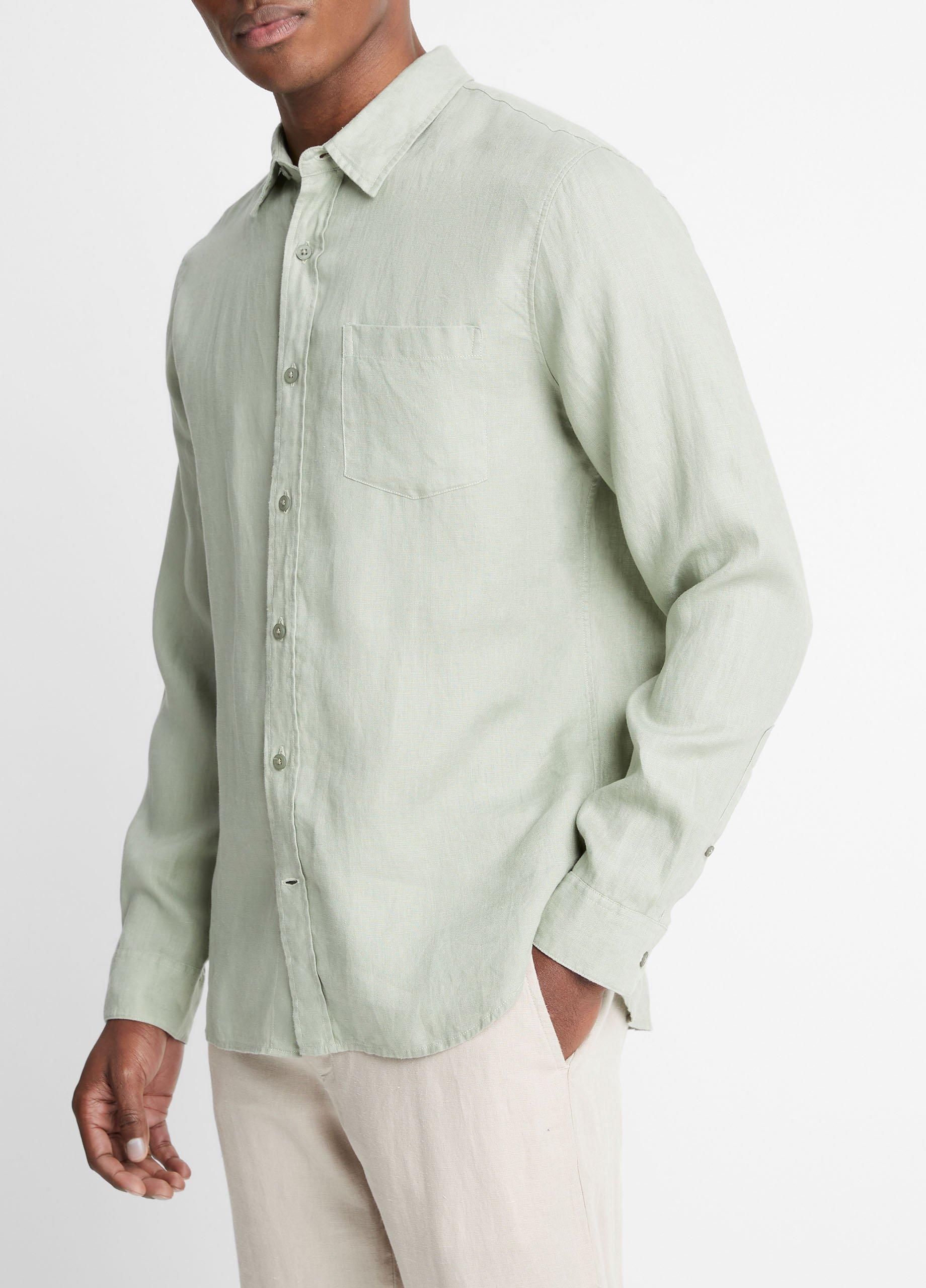 Linen Long-Sleeve Shirt Product Image