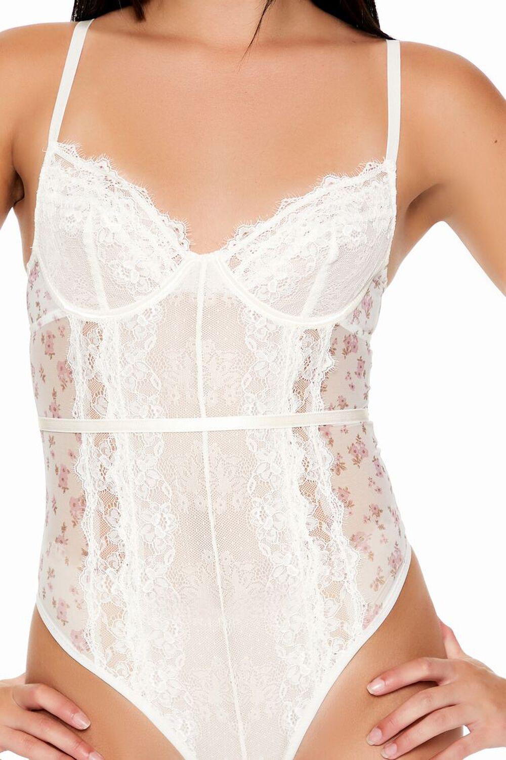 Floral Lace Lingerie Bodysuit | Forever 21 Product Image