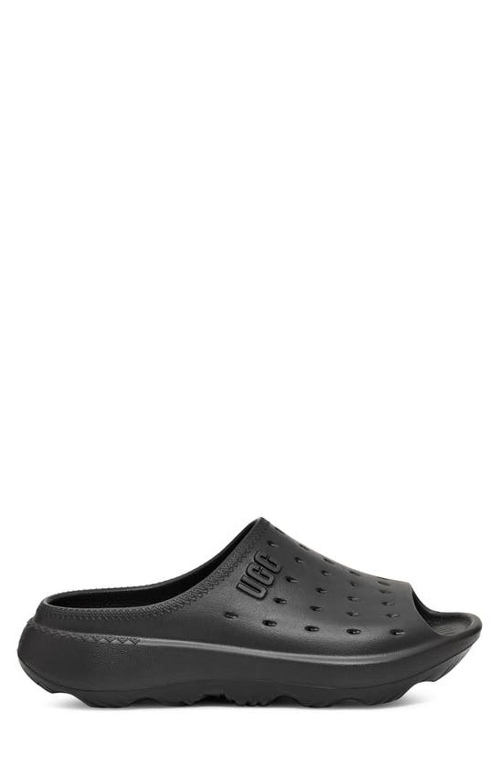 UGG Men's Slide It Perforated Sandal In Nero Product Image