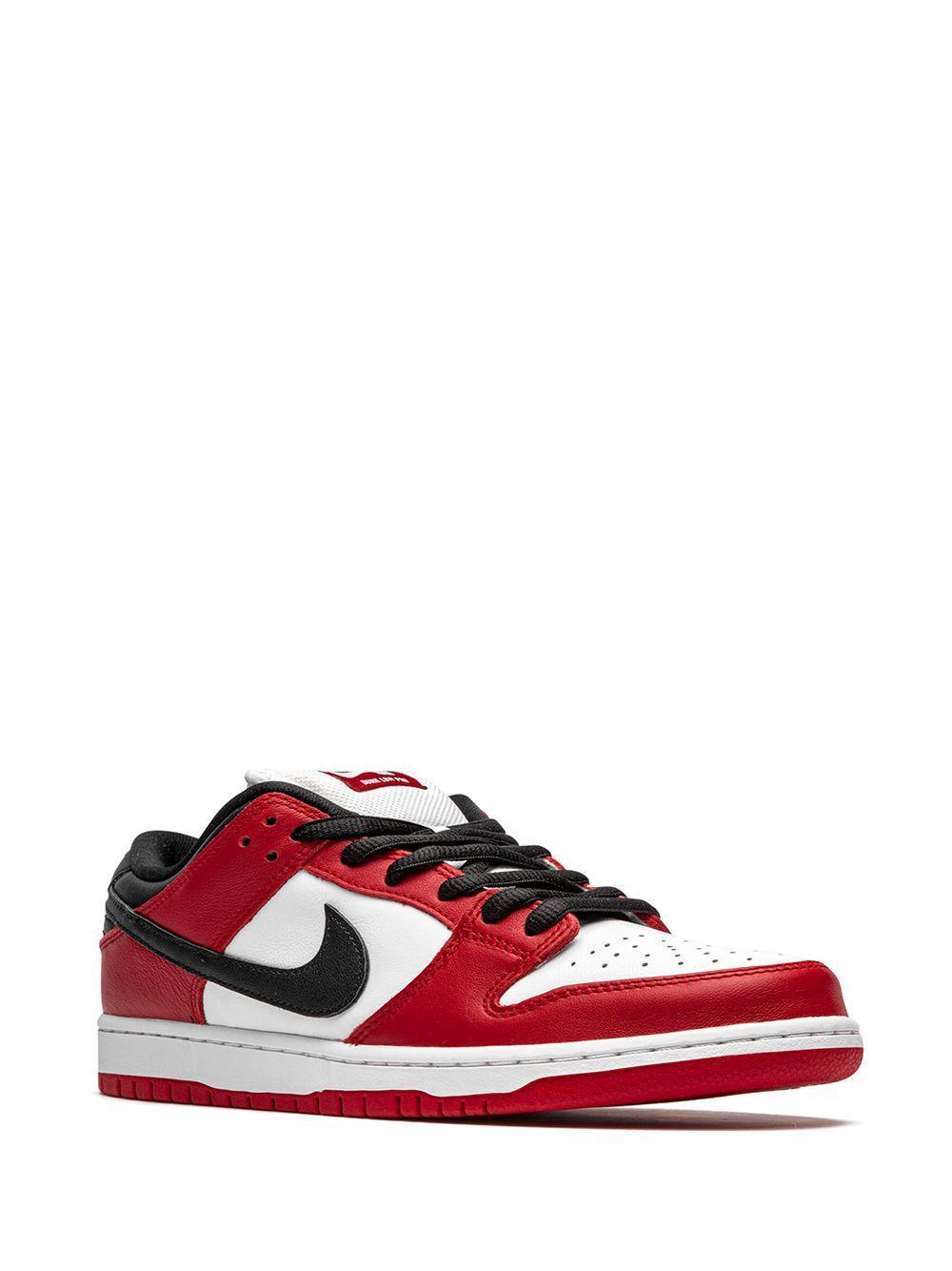 Sb Dunk Low Pro "chicago" Sneakers In Red Product Image