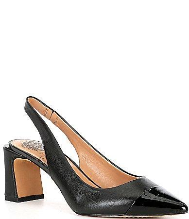 Vince Camuto Hamden Slingback Pointed Cap Toe Pump Product Image