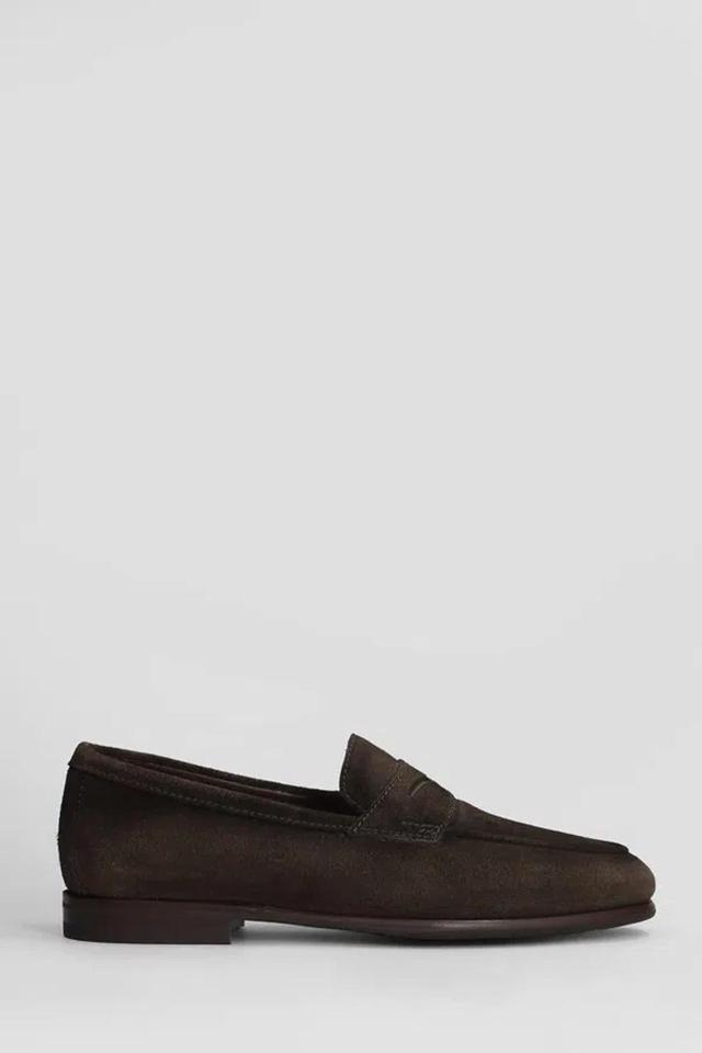 SANTONI Carlos Loafers In Brown Product Image