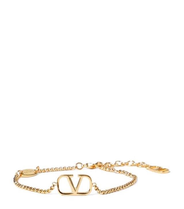 Vlogo Signature Chain Bracelet In Gold Product Image