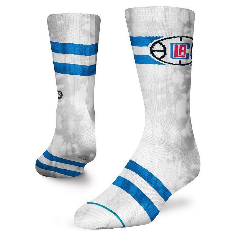 Mens Stance LA Clippers Tie-Dye Crew Socks Product Image