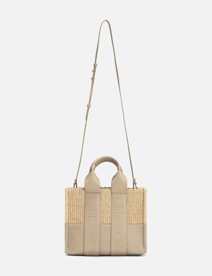 Small Woody Tote Bag In Grey Product Image