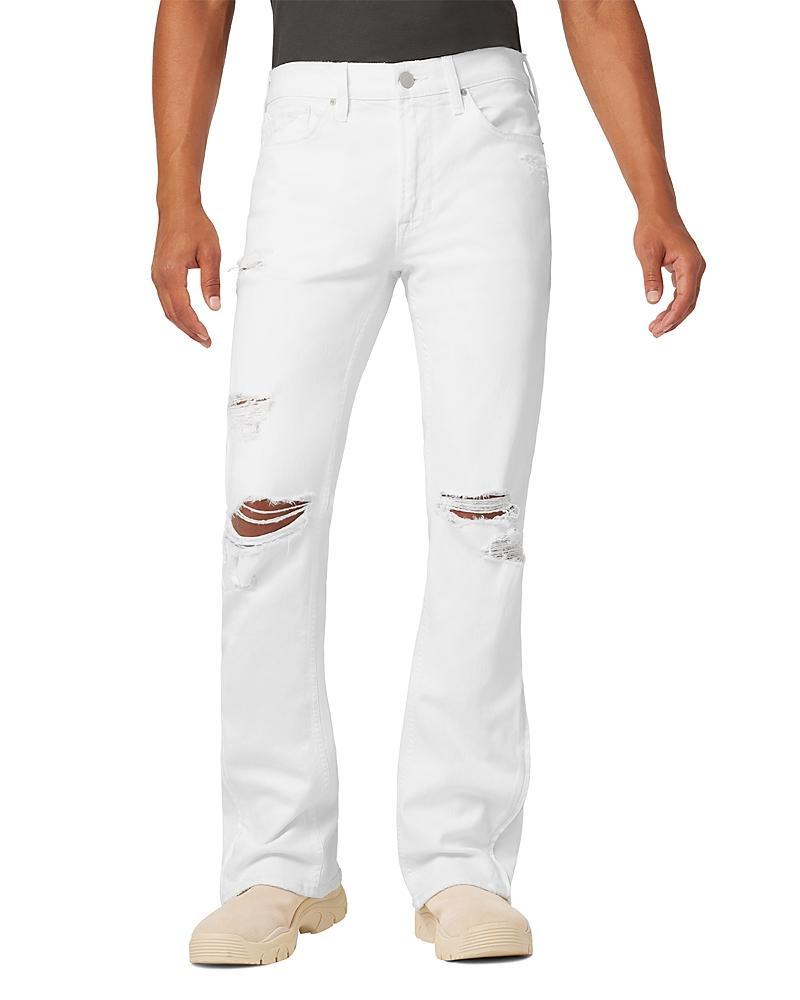 Walker Ripped Kick Flare Jeans Product Image