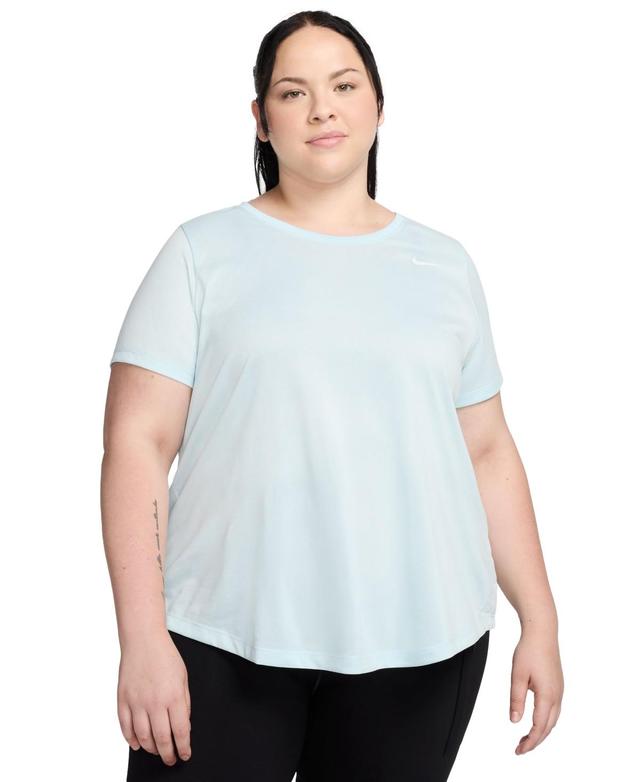 Plus Size Nike Dri-FIT Tee, Womens Pink Product Image