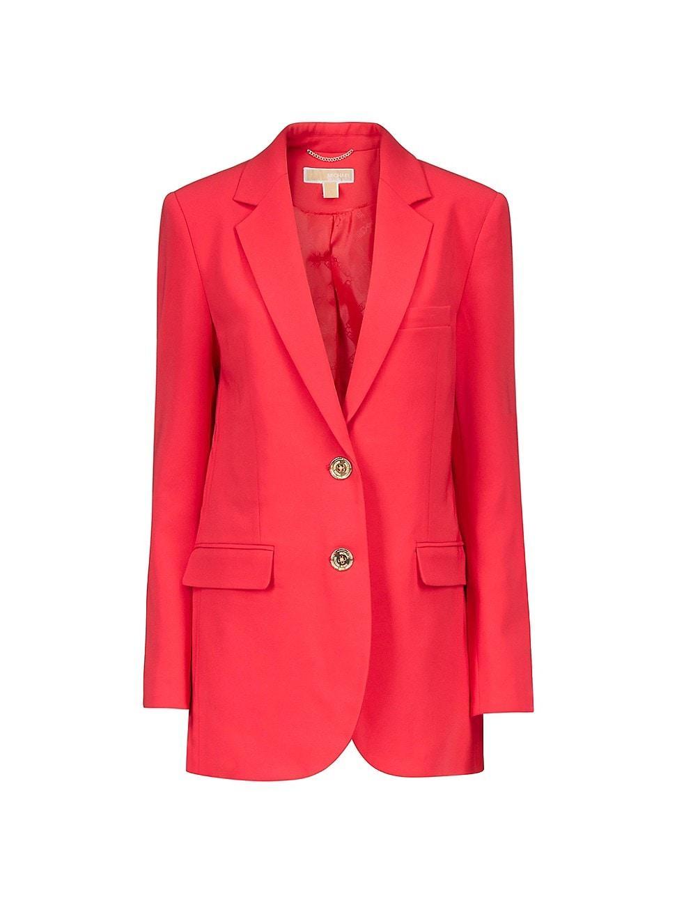 Womens Mensy Two-Button Crepe Blazer Product Image