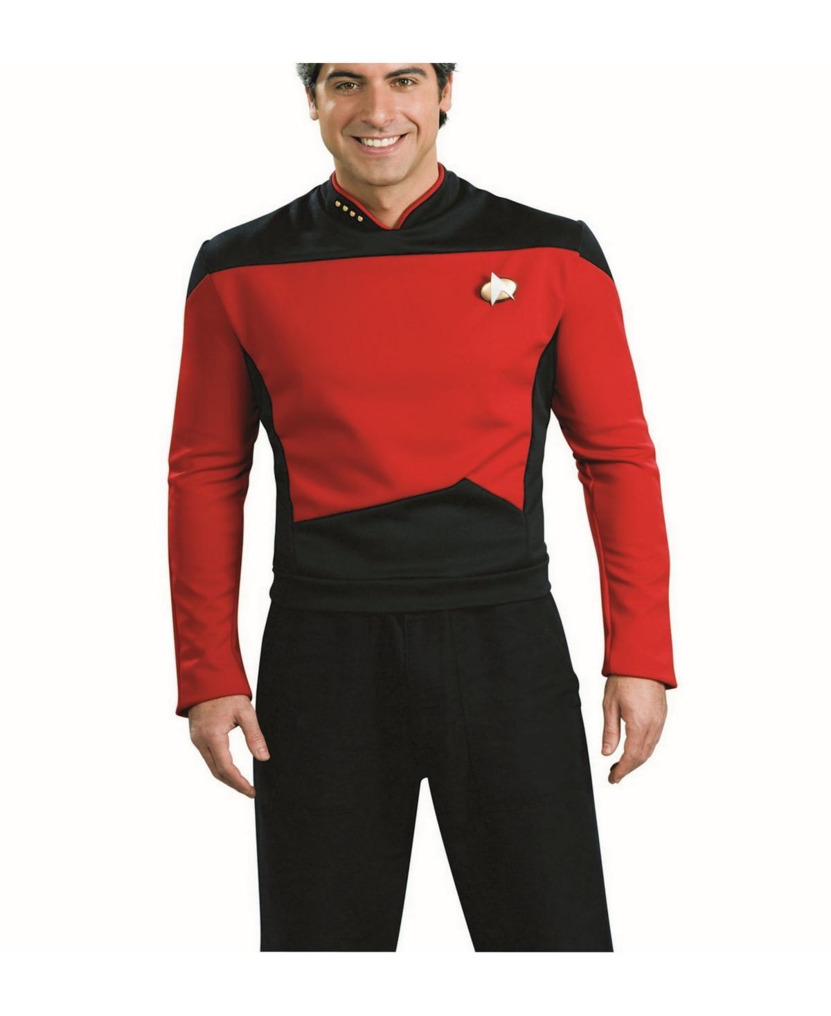 BuySeason Mens Star Trek Deluxe Shirt Costume - Red Product Image