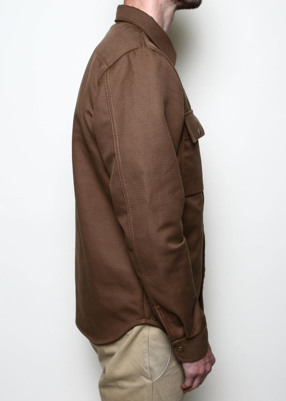 Oxford Overshirt // Brushed Brown Product Image