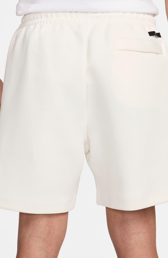 NIKE Off-white Flow Shorts In Pure Platinum/white  product image