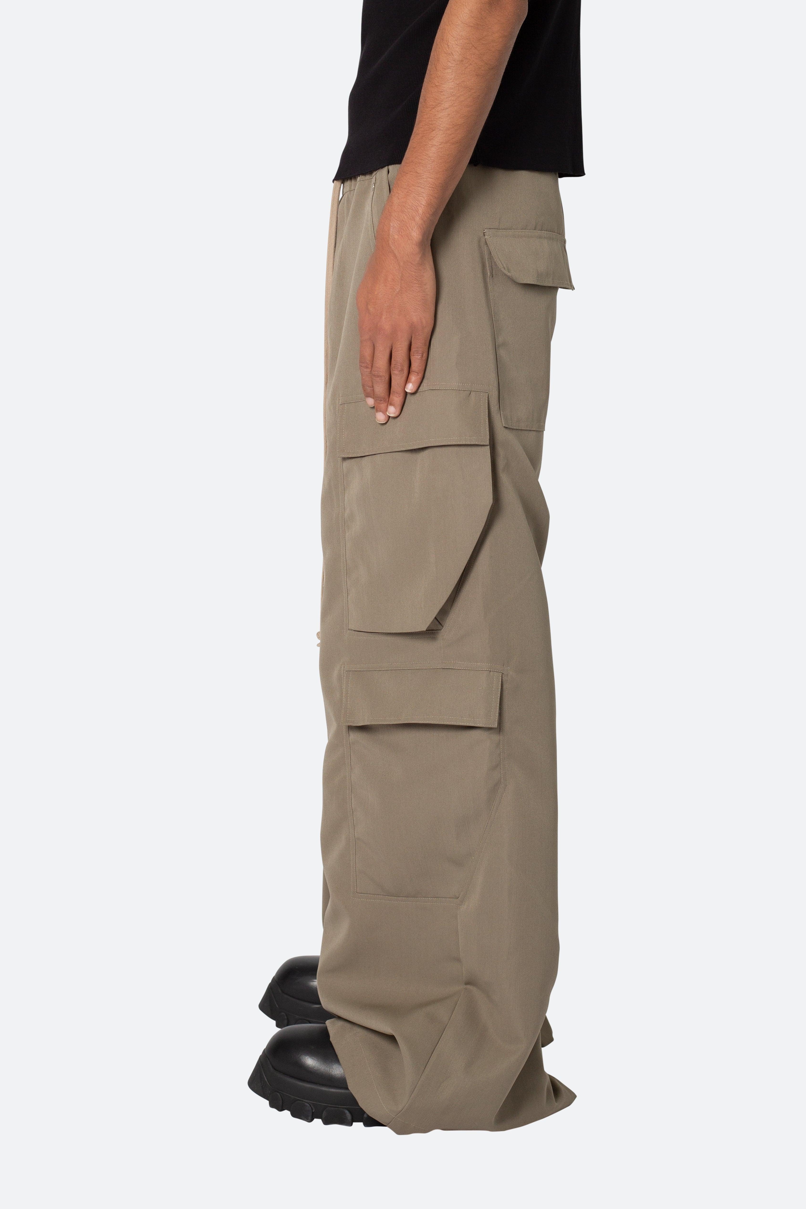 Rave Double Cargo Pants - Olive Product Image