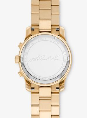 Oversized Pavé Logo -Tone Watch Product Image