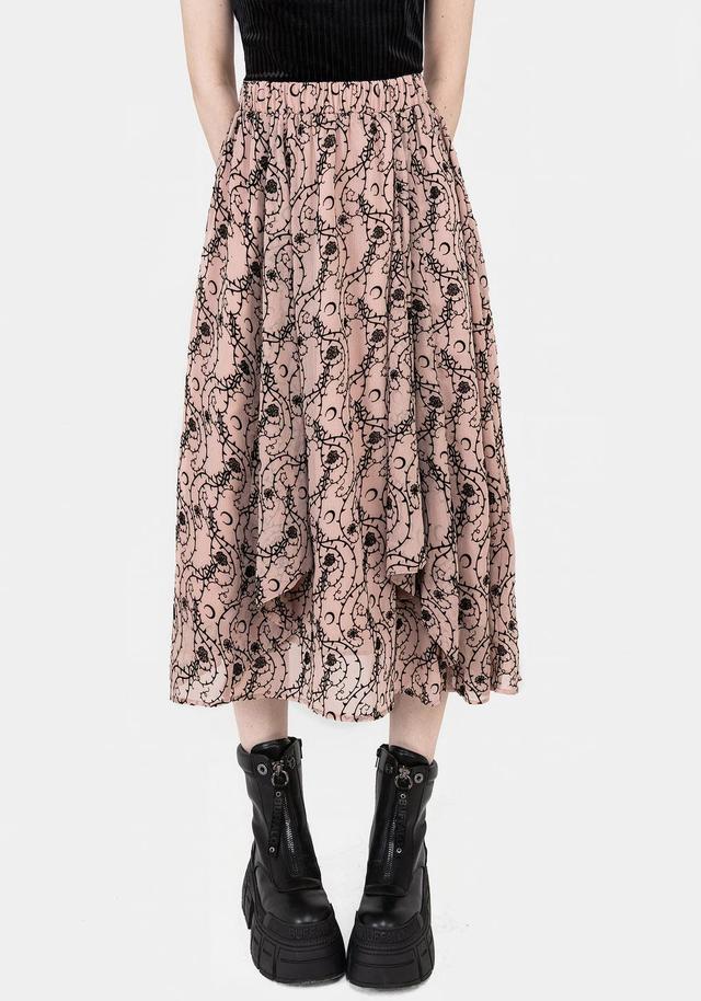 Rosethorn Ruffle Midi Skirt Product Image