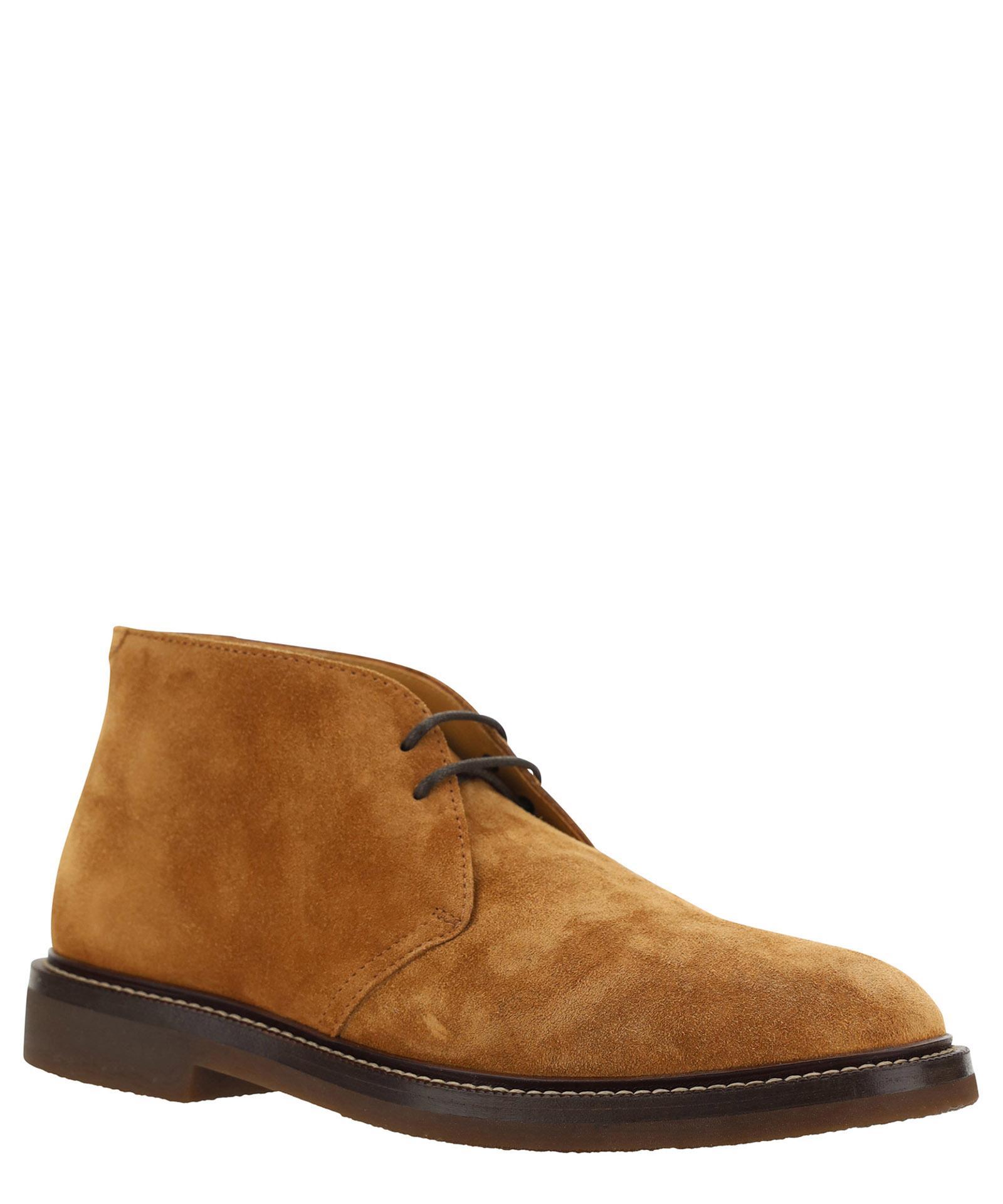 BRUNELLO CUCINELLI Ankle Boots In Brown Product Image