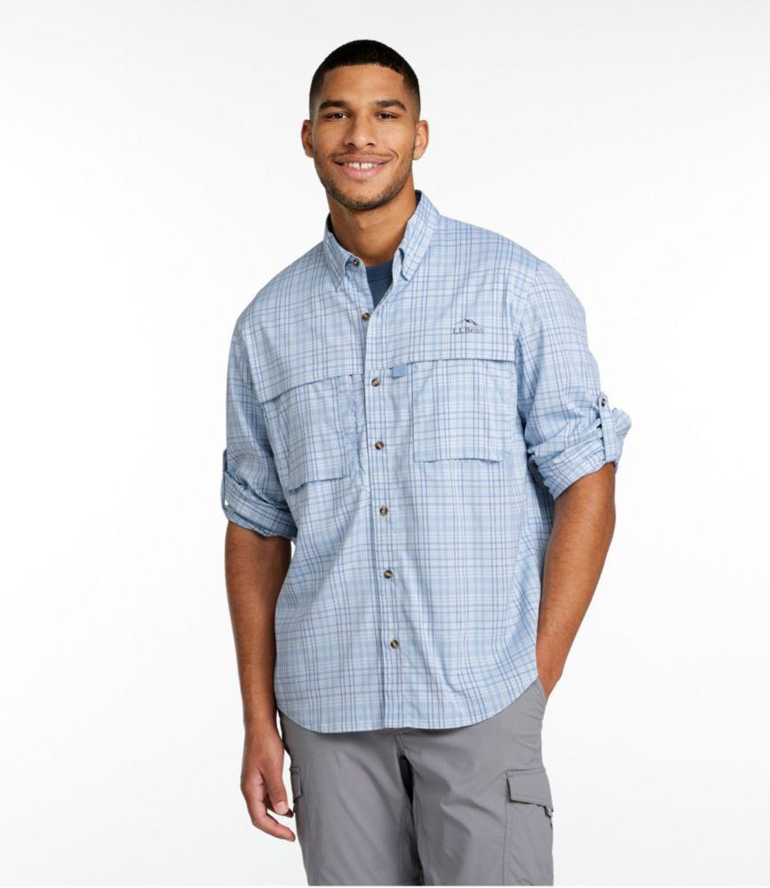 
                            Men's Tropicwear Shirt, Plaid Long-Sleeve
                         Product Image