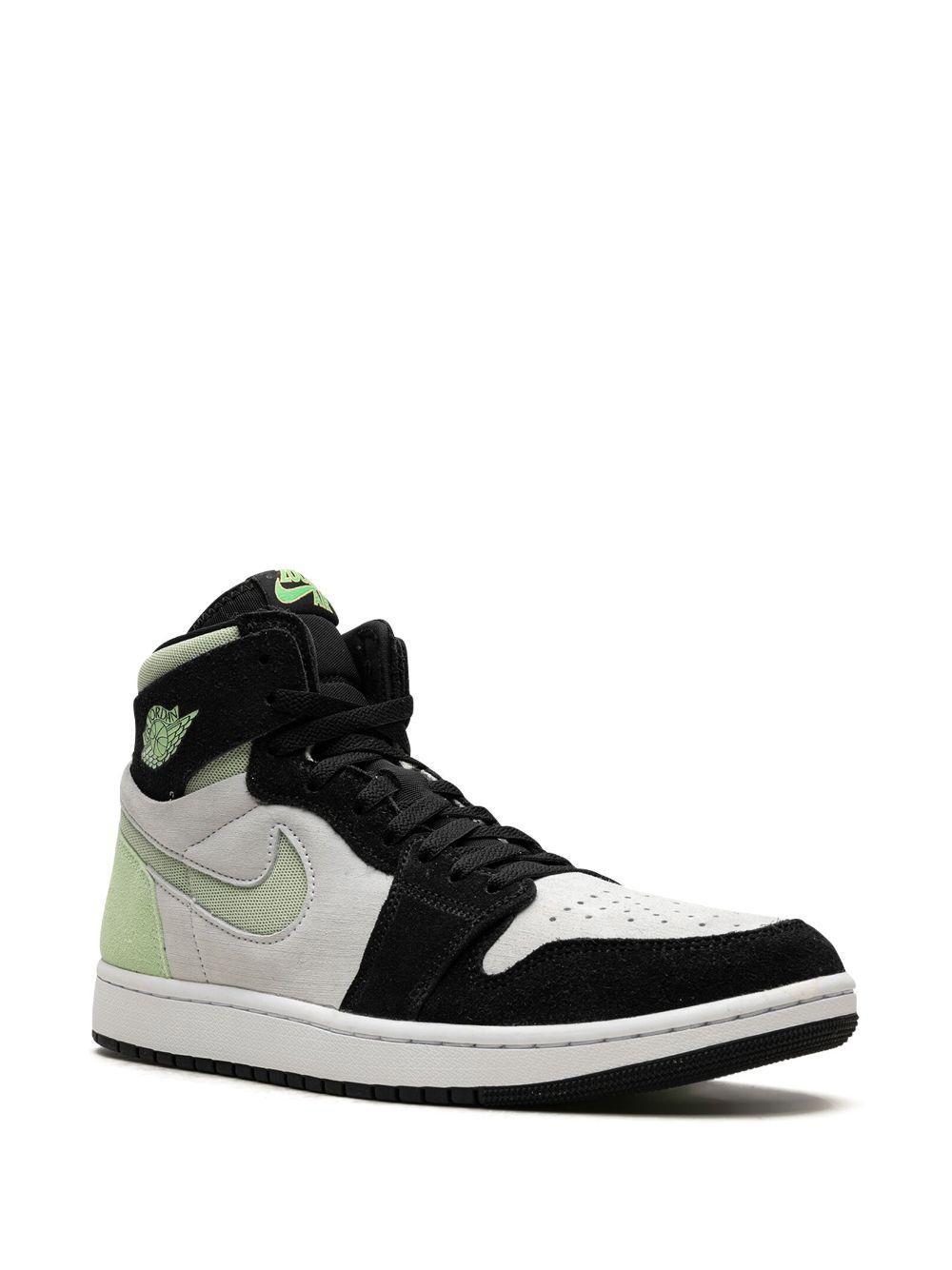 JORDAN Air  1 Zoom Cmft 2 "honeydew" Sneakers In White/green/black Product Image