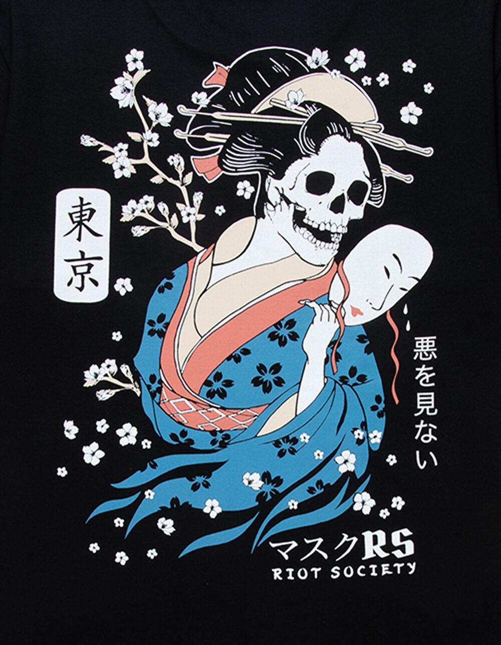 RIOT SOCIETY Geisha Face Off Mens Tee Product Image