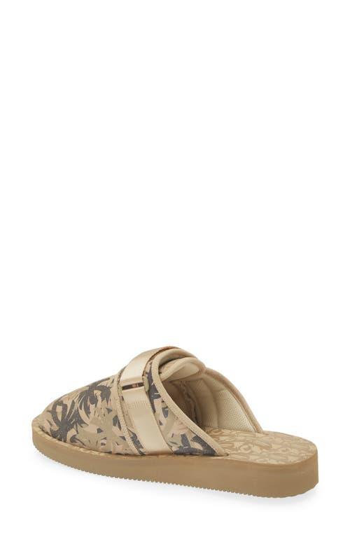 PALM ANGELS X Suicoke Zavo Touch-strap Slippers In Neutrals Product Image