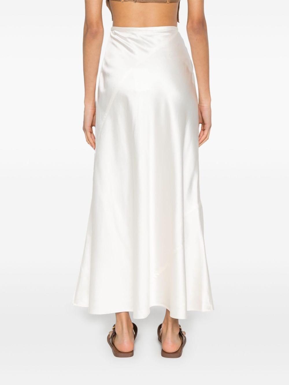 Harmony Long Skirt In White Product Image