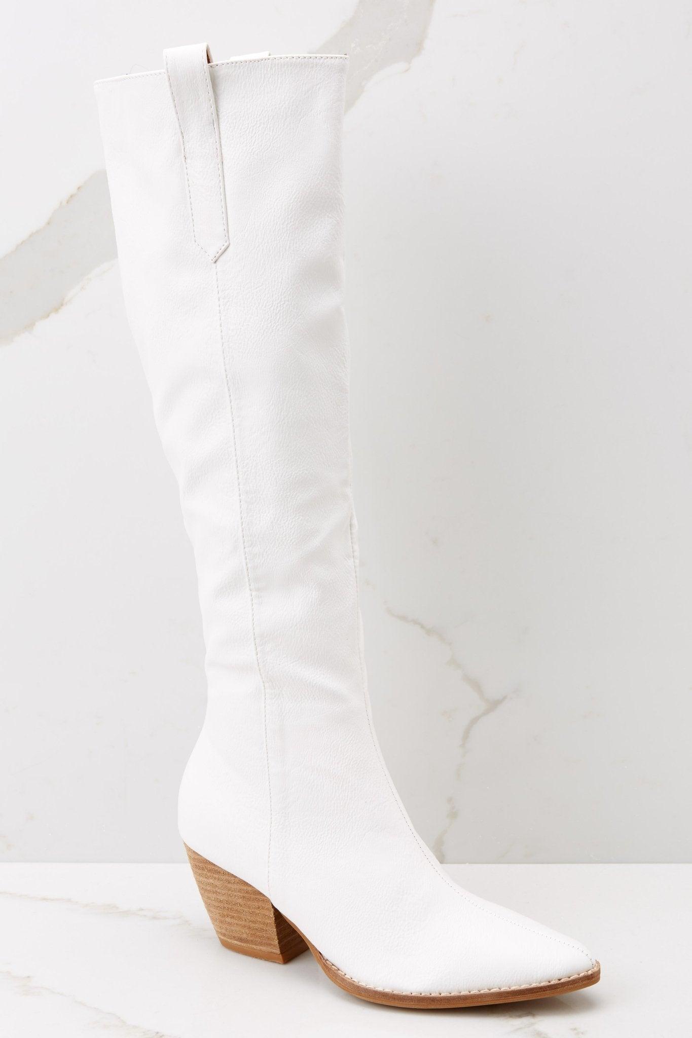 It's Been Real White Boots product image