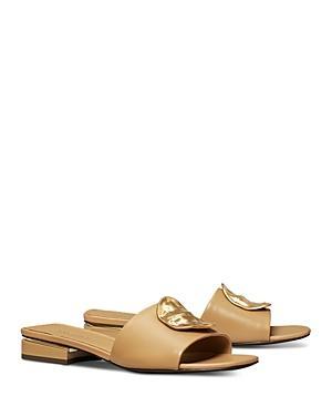 Patos Disc Leather Slide Sandals Product Image