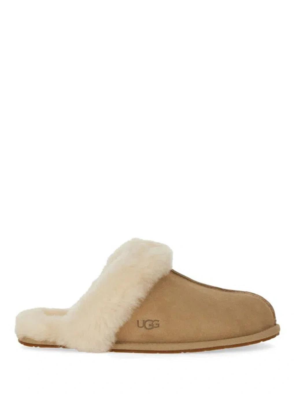 UGG Sand Suede Scuffette Ii Slippers In Beige Product Image