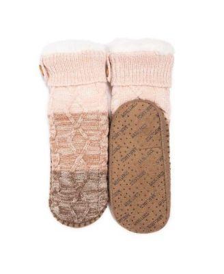 Womens MUK LUKS Chunky Short Slipper Socks Product Image