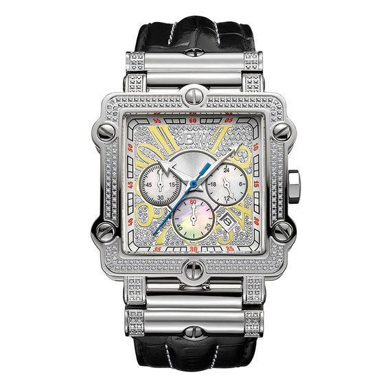 Jbw Mens Phantom Diamond (1 ct.t.w.) Stainless Steel Watch Product Image