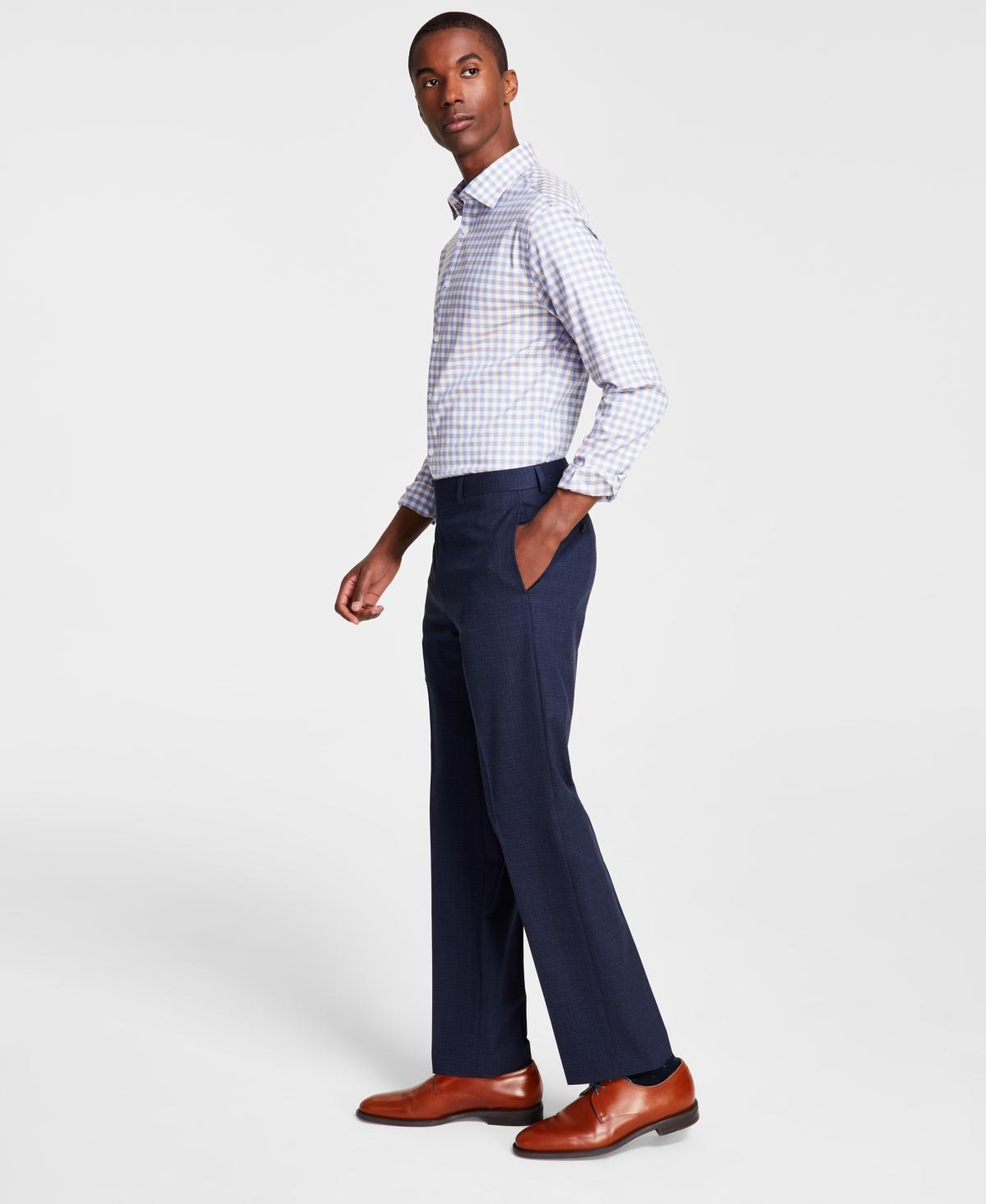 Michael Kors Mens Classic Fit Fall Patterned Pants Product Image