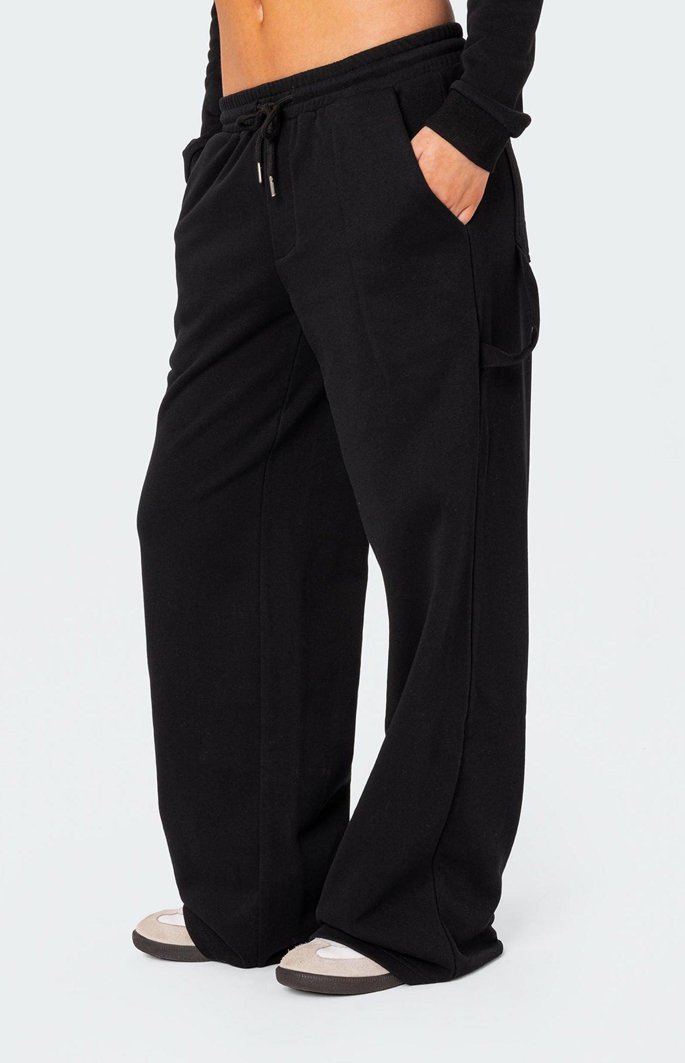 Edikted Women's Annalise Straight Leg Sweatpants Product Image