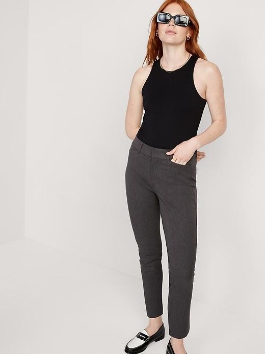 High-Waisted Pixie Skinny Ankle Pants Product Image