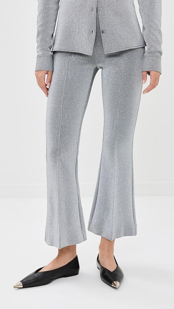 Rosetta Getty Pull-On Cropped Flare Pants | Shopbop Product Image