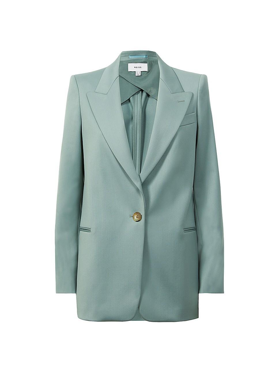 Womens Celeste Wool-Blend Oversized Blazer Product Image