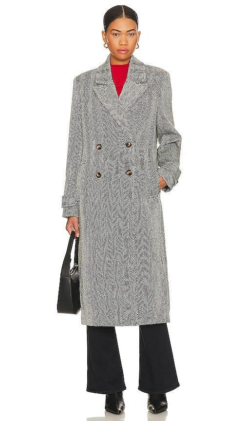 Steve Madden Prince Coat in Grey. Product Image