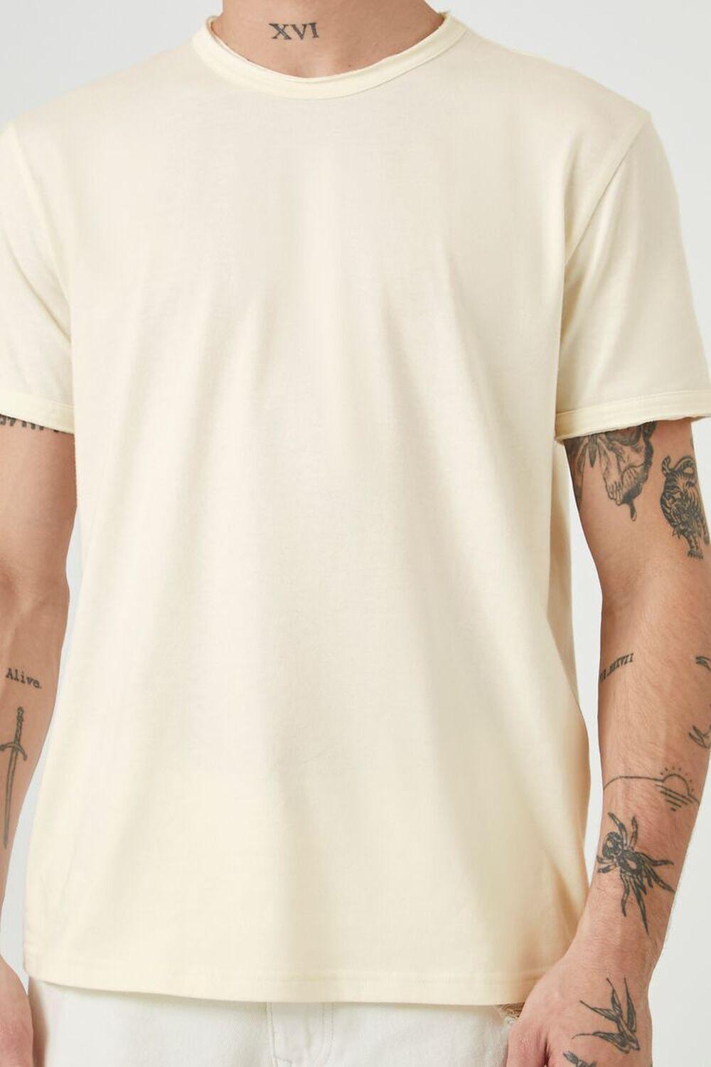 Cotton-Blend Crew Tee | Forever 21 Product Image