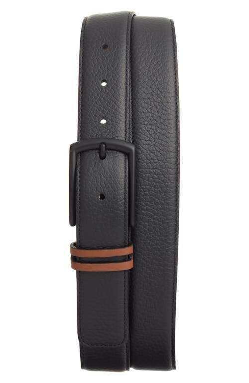 Men's Grained Calfskin Belt Product Image