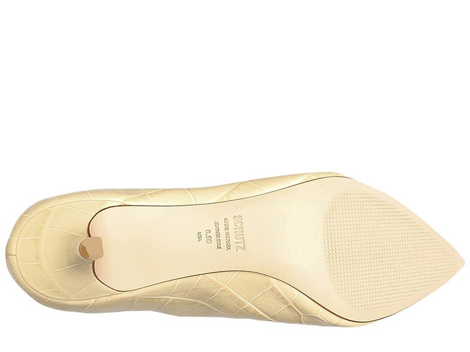 Schutz Maryana Lo (Almond Buff) Women's Shoes Product Image