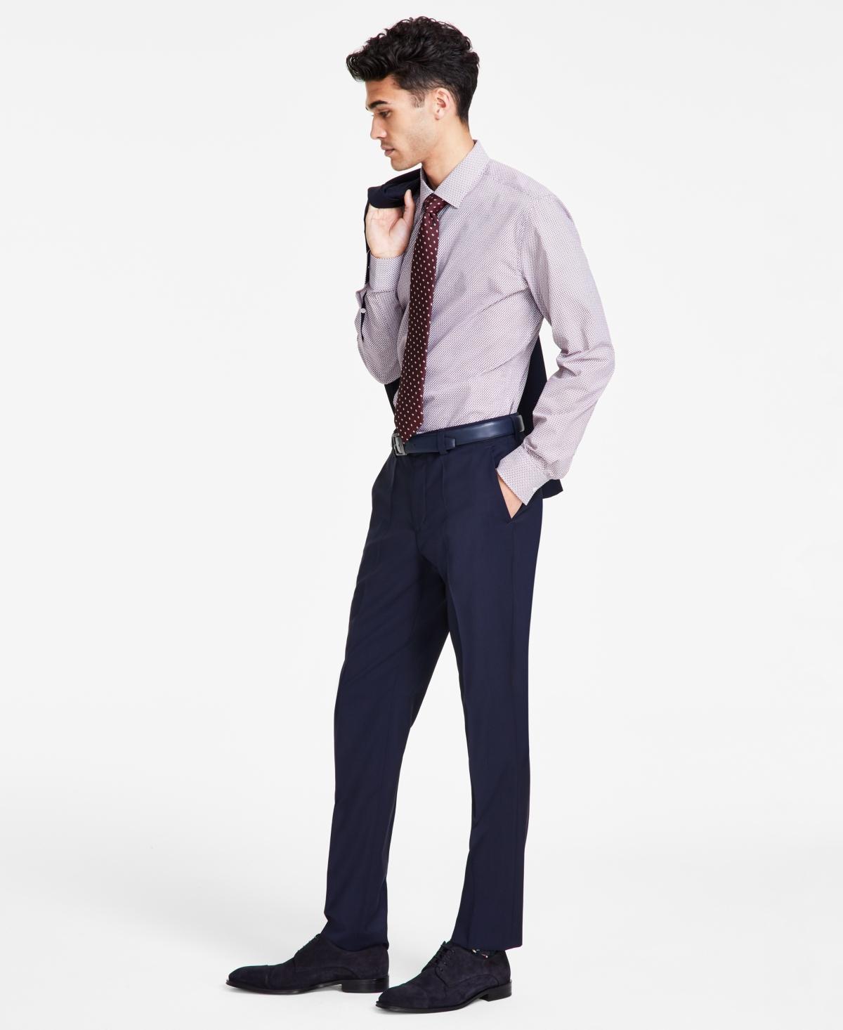 by Hugo Boss Men's Modern-Fit Wool Suit Pants Product Image