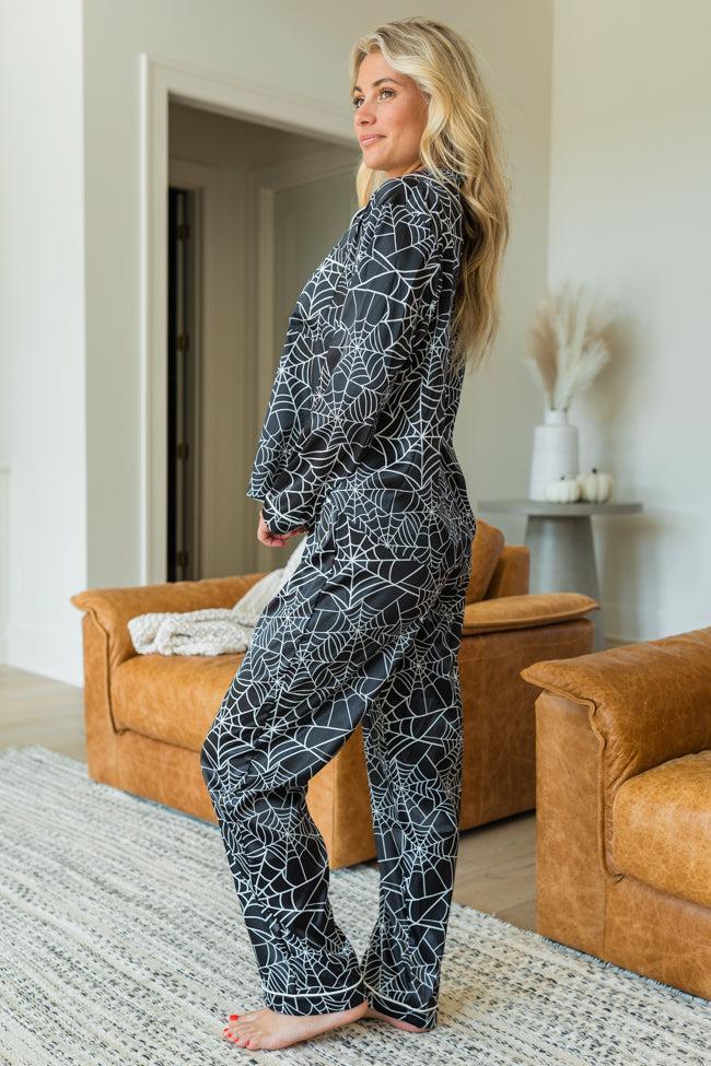 Wicked Web Silk Spider Pajama Set FINAL SALE Product Image